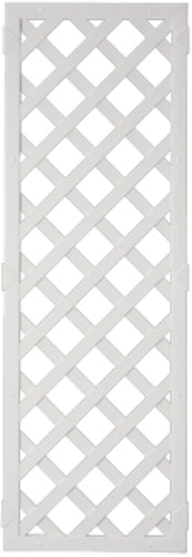 T&J LIGHTLINE Kunststoff Rankgitter 600 x 1800 mm, Weiß