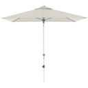 Vorschaubild doppler Mittelmastschirm EXPERT 220 x 140 Auto-Tilt, Aluminium Silber / 100 % Polyester 180 g/m²