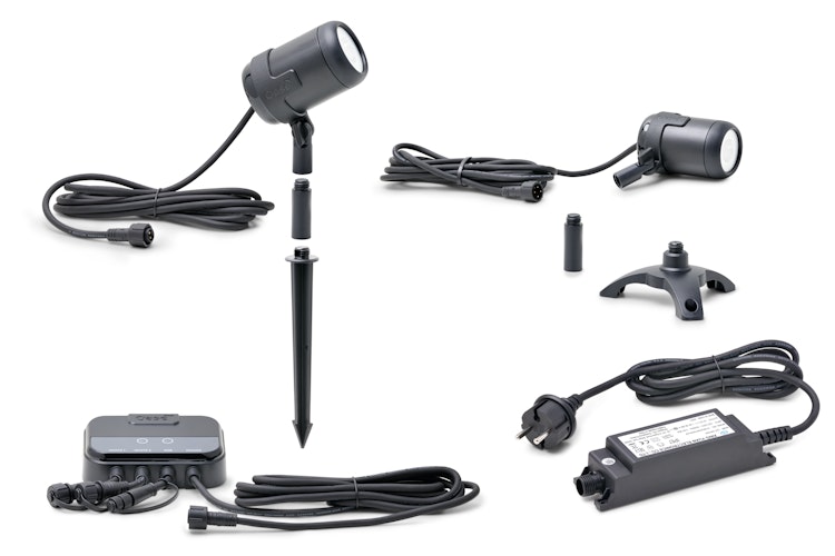 Oase Teich-Gartenbeleuchtung LunAqua Connect Starter Set Controllable RGB