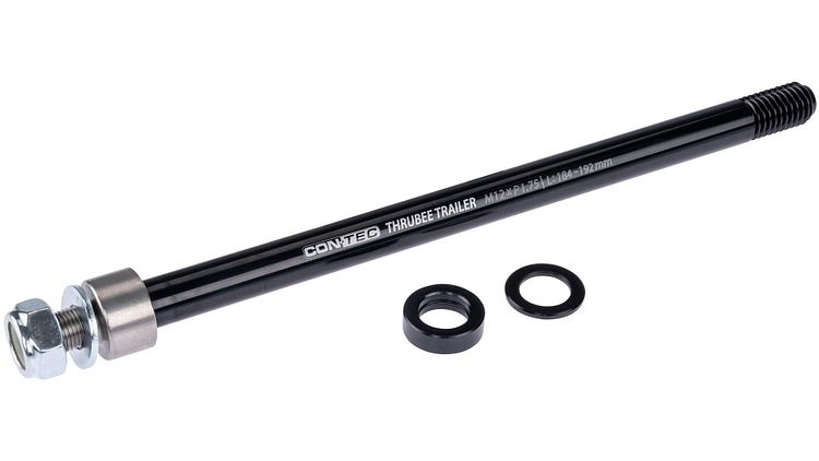 CONTEC Achsadapter Thrubee Trailer 12 mm schwarz 1,75"