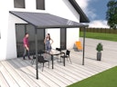 Gutta Standard Terrassendachsystem Typ D/E/F weiß/anthrazit