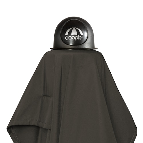 doppler Mittelmastschirm ACTIVE 210 x 140 Auto-Tilt, Aluminium Silber / Polyester 180 g/m²