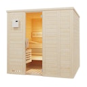 Vorschaubild Infraworld Sauna Urban - 40 mm Massivholzsauna inkl. 5-teiligem gratis Zubehörset