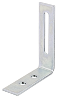 Alberts® Verstellwinkel, mit Langloch, galvanisch verzinkt dickschichtpassiviert, TxHxB 65x80x20 mm 