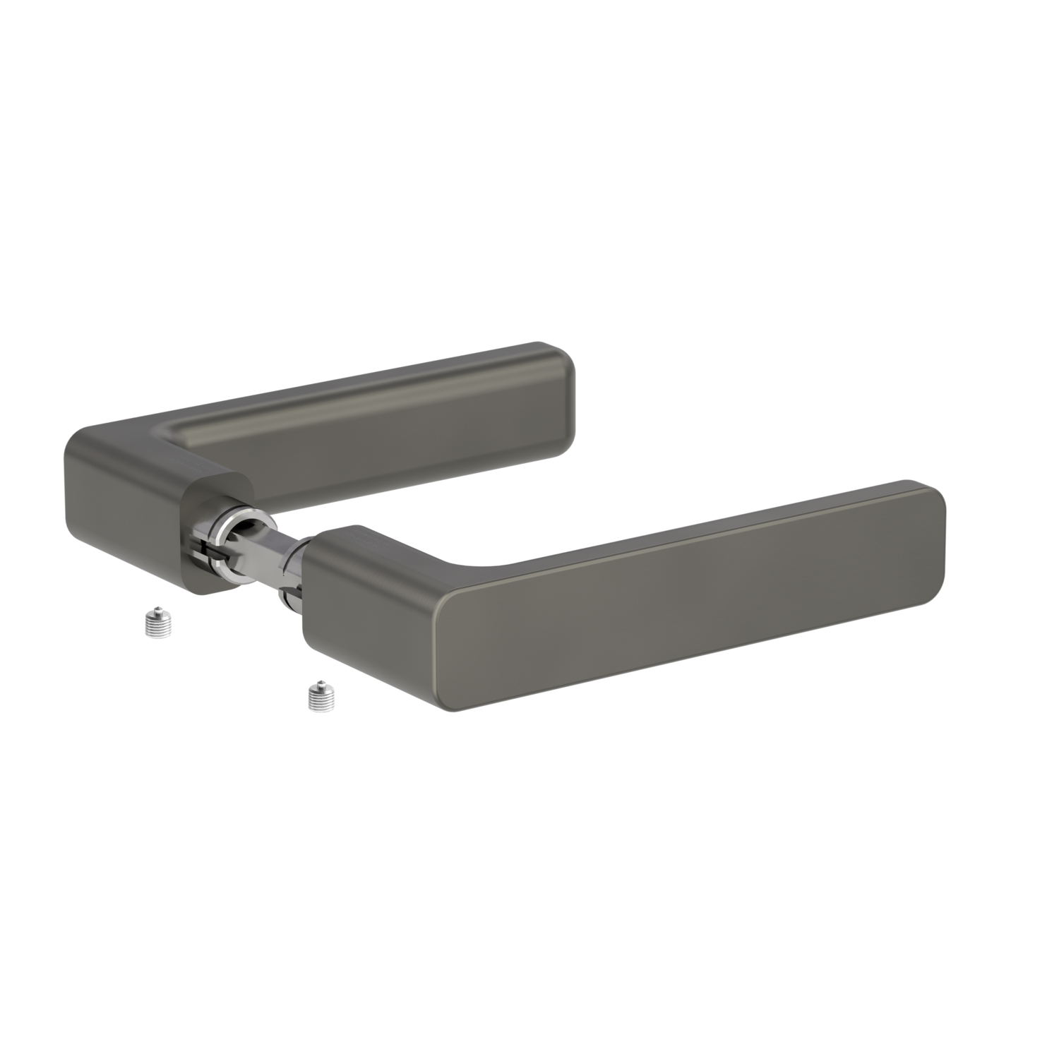 GRIFFWERK MINIMAL MODERN SIEGER DESIGN Griffpaar für Schlosskasten Kaschmirgrau