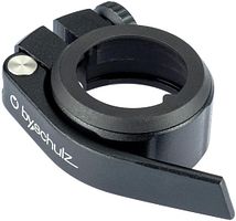 by,schulz Sattelklemmschelle 45 mm schwarz innen fixed linear Pin-QR<BR >Werkzeuglose Höh