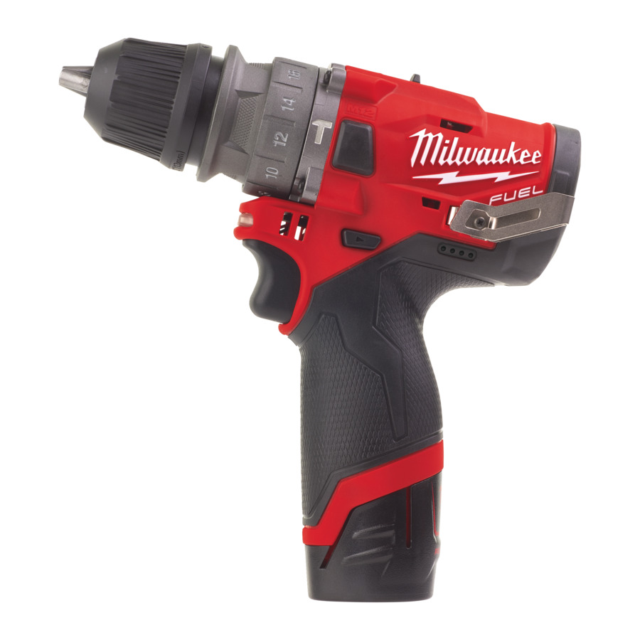 Milwaukee M12FPDX-202X AKKU-SCHLAGBOHRER IN2 4933464136