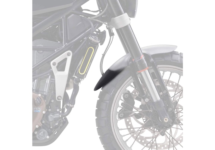 BODYSTYLE Kotflügelverlängerung vorne ABS Kunststoff schwarz-matt für HUSQVARNA Svartpilen 125, Svartpilen 401, Vitpilen 125, Vitpilen 401