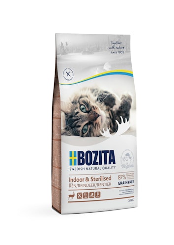 Bozita Indoor & Sterilised Grain Free Reindeer Katzentrockenfutter