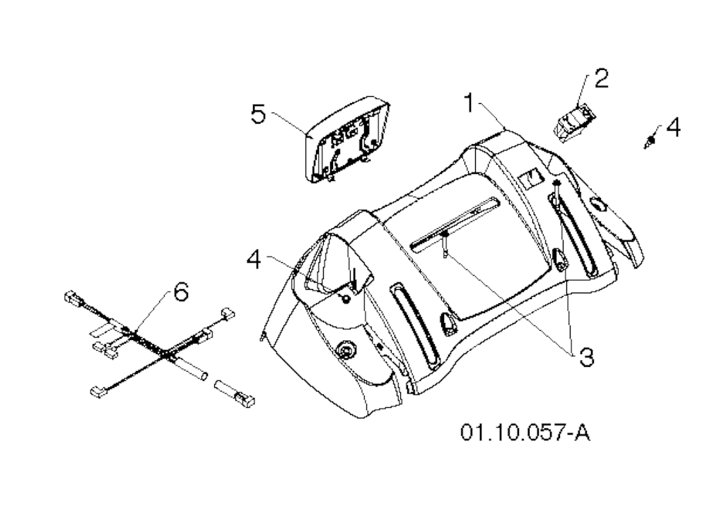 Explosionszeichnung Ersatzteile