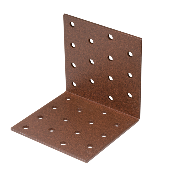 Alberts DURAVIS® Lochplattenwinkel 80x80x80mm Rostbraun