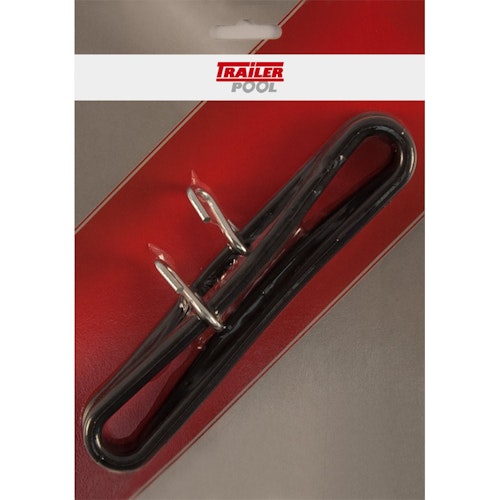 2 x Gummispannring mit Haken, L 200 mm, Ø 8 mm