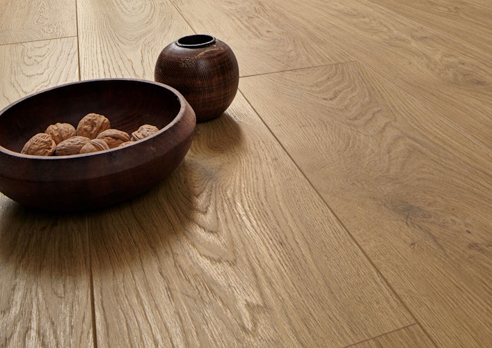 Handmuster Meister Laminatboden MeisterDesign. laminate LD 150 1288 x 198 x 8 mm 07149 Eiche Chianti Porensynchron-Struktur