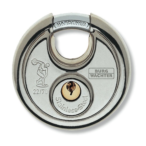 Burg Wächter Vorhangschloss Diskus 22 Ni 60 SB