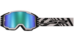 LS2 Crossbrille Charger Pro – Weiß/Iridium