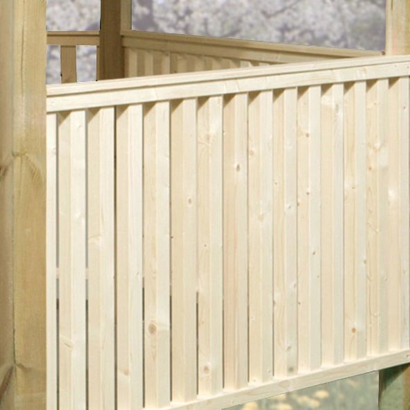 Weka Brüstungsgeländer-Set für Pavillon 656 Gr.1 und 2