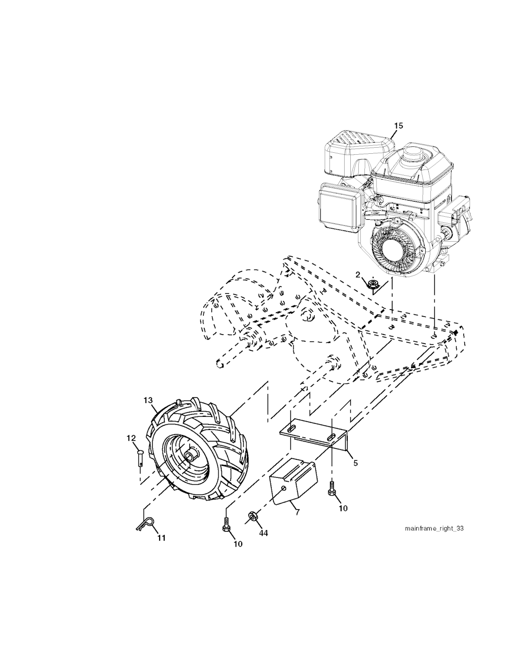 Explosionszeichnung Ersatzteile