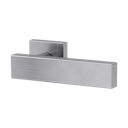 Vorschaubild Griffwerk Türgriff CARLA SQUARE Klippgarnitur- Edelstahl matt
