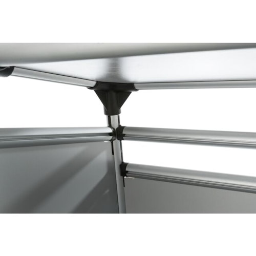 TRIXIE Transportbox Aluminium silber/hellgrau Transportbox