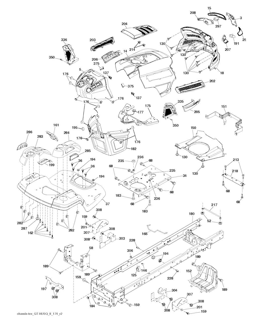 Explosionszeichnung Ersatzteile