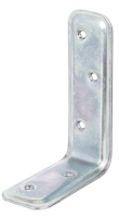Stützwinkel geprägt galvanisch verzinkt dickschichtpassiviert 80x120x40x2 mm