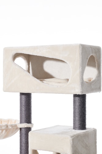 NOBBY Kratzbaum  "CORLU" cream; 60 x 60 x 171 cm