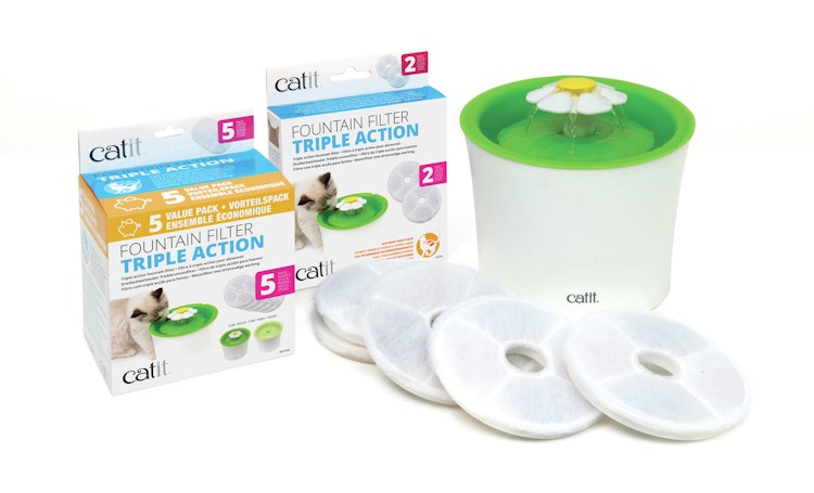 catit 2.0 Dreifachwirkender Trinkbrunnenfilter / Ersatzfilter
