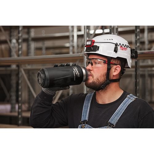 Milwaukee ﻿PACKOUT Isolierflasche  1065 ml mit Schraubdeckel, schwarz 4932493468
