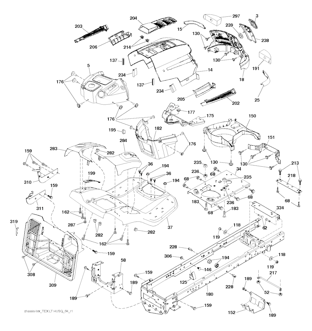 Explosionszeichnung Ersatzteile