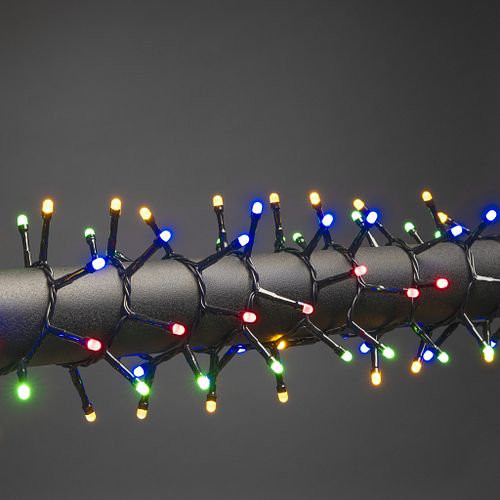 Konstsmide Weihnachtsbeleuchtung  Micro LED Compactlights 400 bunte Dioden