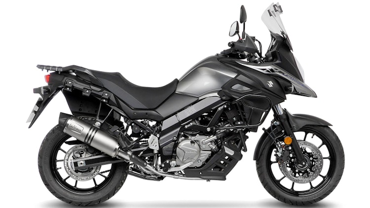 LeoVince SLIP-ON Edelstahl SBK LV ONE EVO für SUZUKI V-STROM 650/XT mit Katalysator