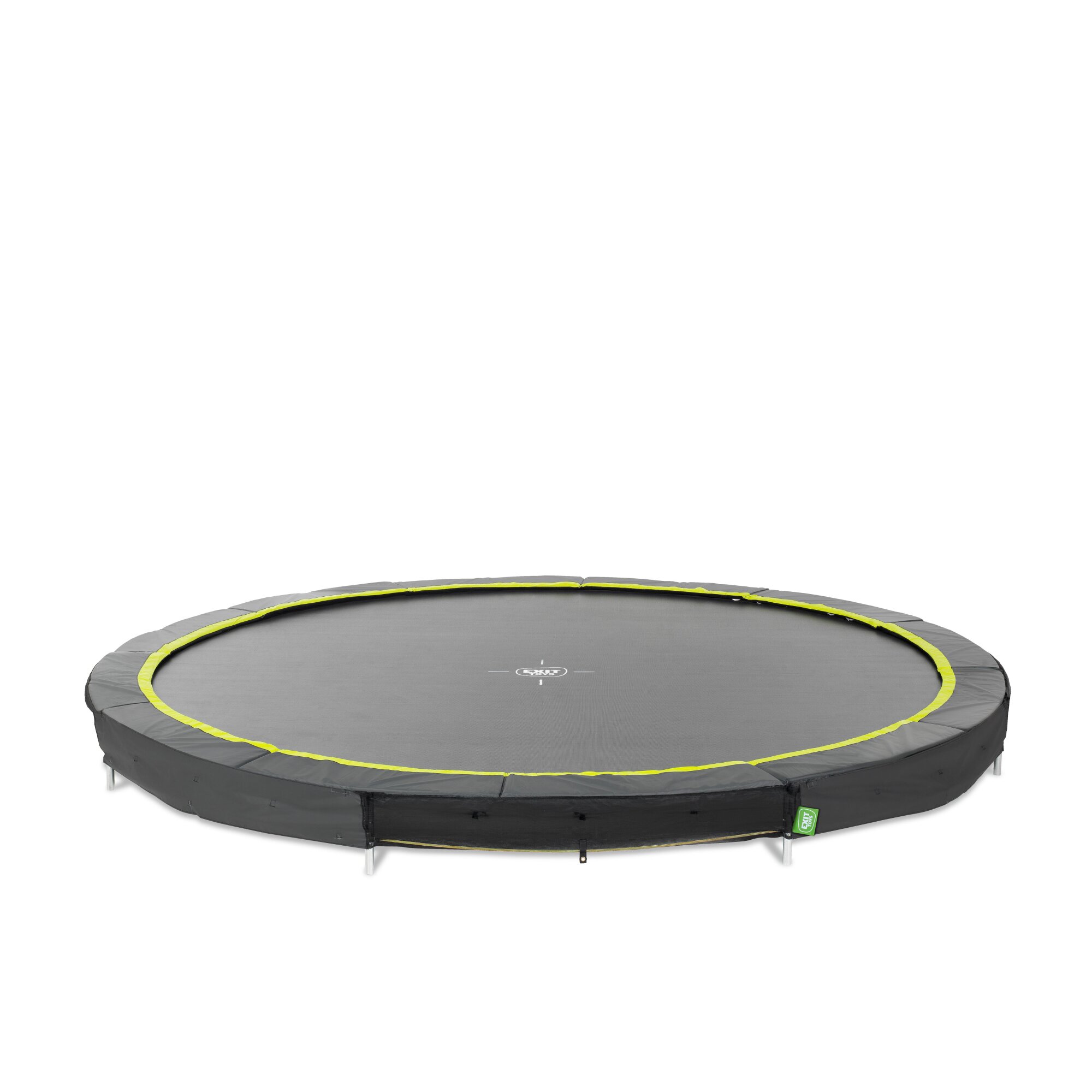 EXIT Silhouette sports Bodentrampolin Ø 366 cm schwarz