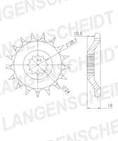 Supersprox Ritzel 530 17Z