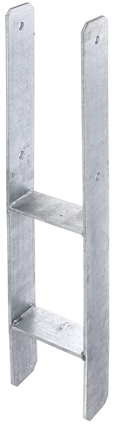 Alberts® H-Pfostenträger 300x60x5mm für verschiedene Pfostenstärken 120 mm