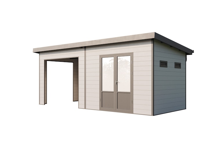 Wolff Finnhaus WPC Gartenhaus Tona 6024 - 28 mm