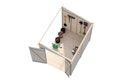 Palmako Gerätehaus Mia 3,6 m² - 16 mm