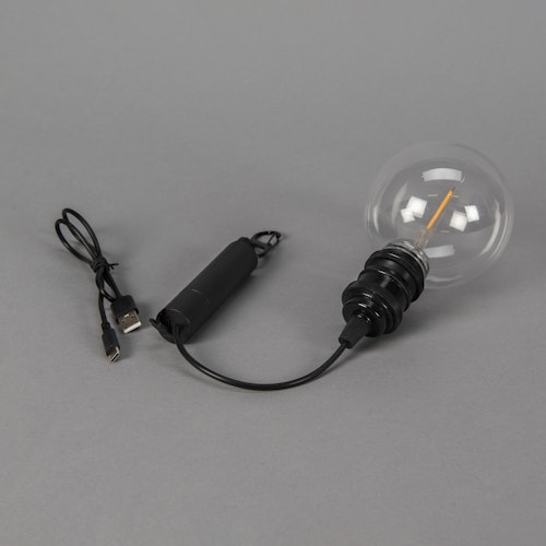 Konstsmide Weihnachtsbeleuchtung LED Akku Kabelleuchte bernsteinfarben batteriebetrieben