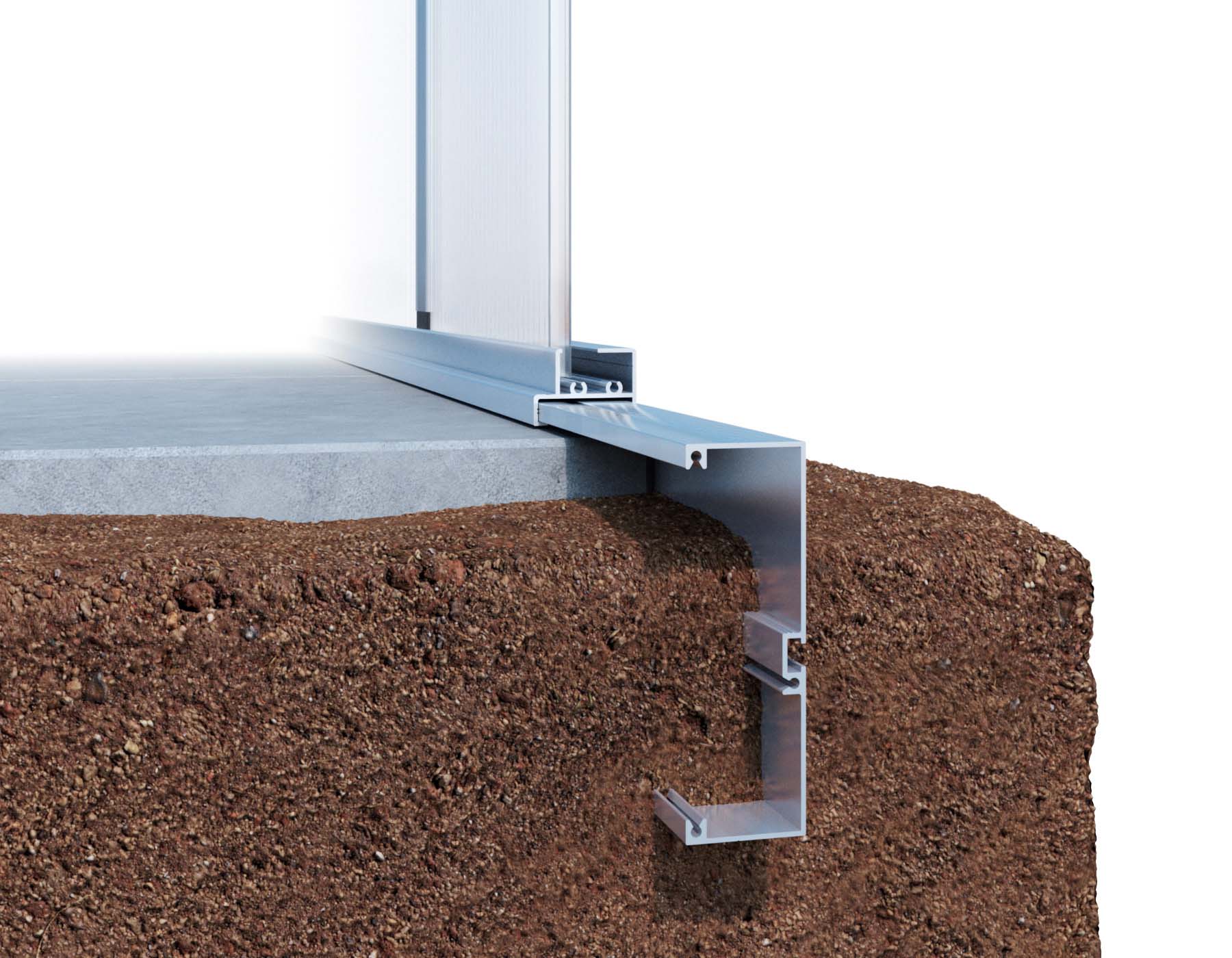 Thumbnail - KGT Fundamentrahmen für Gewächshaus Orchidee Typ III + Typ IV-Orchidee Typ III