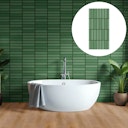 Vorschaubild Revét Vinyl Wandfliese Butcherblock Grün Hochglanz 120 x 60 cm