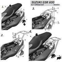 SHAD Top Master Befestigungssatz Suzuki