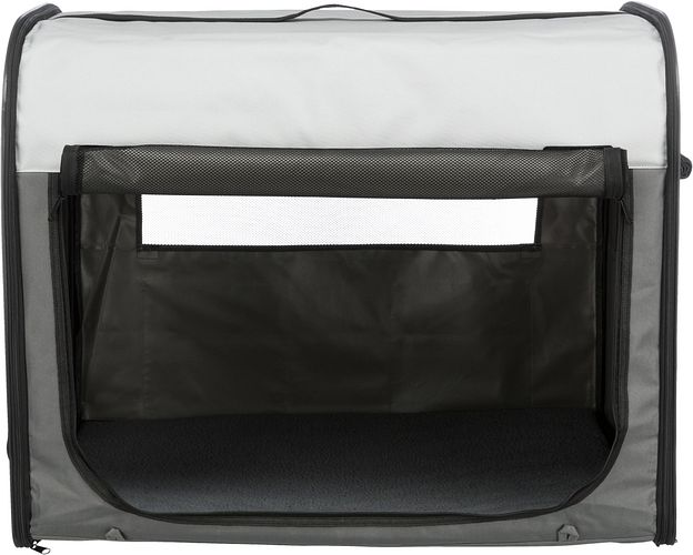 TRIXIE Hundebox Basic, dunkelgrau/hellgrau