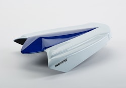 BODYSTYLE Sportsline Sitzkeil ABS Kunststoff weiß/blau für SUZUKI Gladius 650 