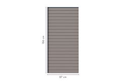 Karibu Sichtschutzzaun Blickdicht 900 x 1860 mm 