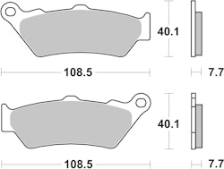 SBS Bremsbelag 674SI Offroad Sinter