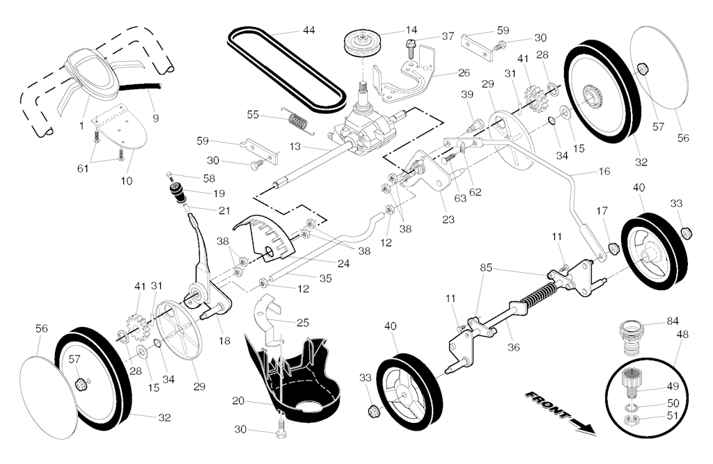 Explosionszeichnung Ersatzteile