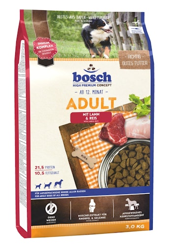 bosch Adult Lamm & Reis Hundetrockenfutter
