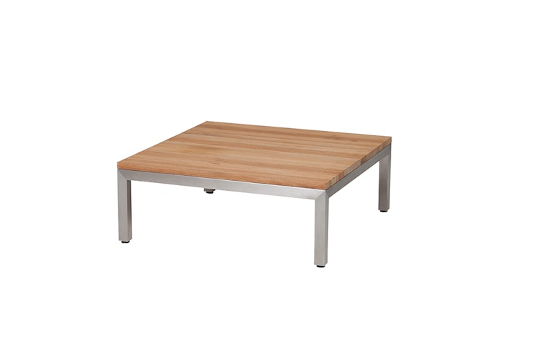 Diamond Garden Lounge-Set GOMERA Sun & Rain, Edelstahl / Teak /Tuvatextil (100 % Polyacryl) Schwarz/Silber