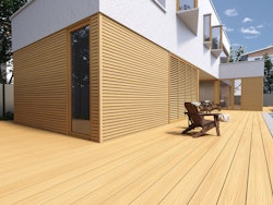 NewTechWood Gigante WPC-Terrassendiele Hohlkammer Red Cedar  23 x 210 mm