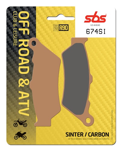SBS Bremsbelag 674SI Offroad Sinter