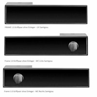 GRIFFWERK Griffpaar FRAME 1.0 ohne Einleger - Design Manufaktur